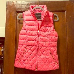 Talbots Pink Puffer Vest